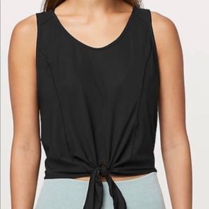 NWT Lululemon Call It a Tie Tank - Small, Black